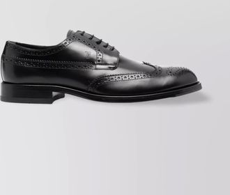 Tod's polished brogue lace shoes