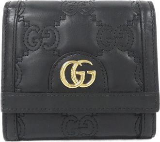Gucci Black Leather Wallet (Bi-Fold) (Pre-Owned)