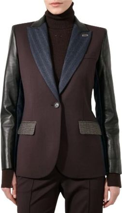 Barbara Bui Blazer - Jackets - Mujer - Marr&oacute;n - M