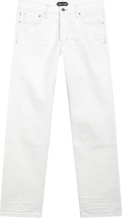 Tom Ford Jeans, Heren, Wit, W33, Denim, Denim Pant