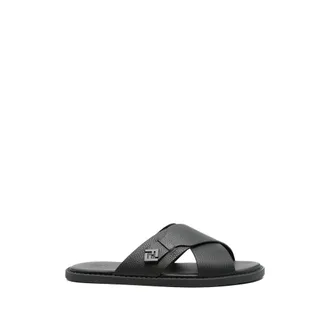 Fendi FF-logo Crossover-strap Sandals