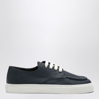 Prada Blue Baltic hammered leather sneaker
