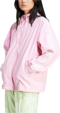 adidas (WMNS) adidas 3-Stripes Windbreaker Jacket Asia Sizing True Pink IR8098