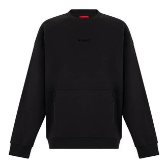 HUGO BOSS Hoodies & sweatvesten, Heren, Zwart, L, Katoen, Trui met lange mouwen