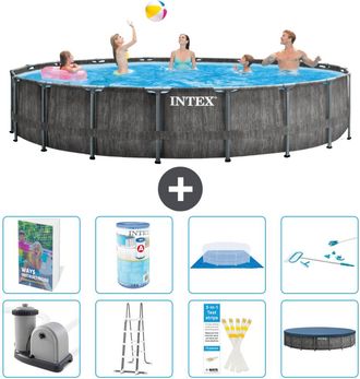 Intex Piscina Prism Frame Redonda - 549x122 Cm - 9-piezas S542