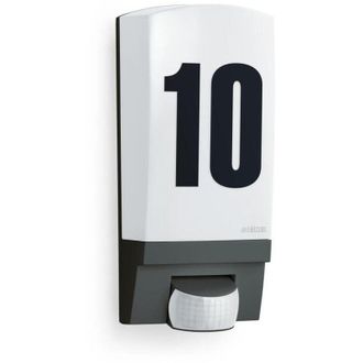 Steinel Luz Con Sensor De Exterior L 1 Negro N&uacute;mero De Casa Steinel