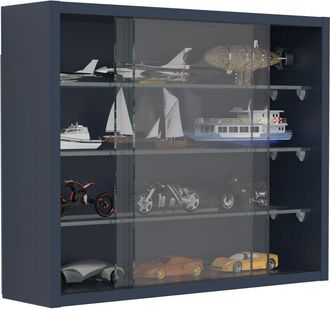 VCM Vetrina in vetro sospesa Vetrina vetro Dimensioni: a. 40 x l. 50 x p. 12 cm Vetrina espositore pendente in vetro Moderno e salvaspazio Vetrina