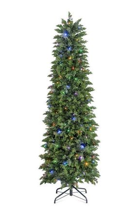 Glitzhome 5ft/6ft Pre-lit Christmas Artificial Cypress Tree with Twinkling Lights and Remote Controller in Green at Nordstrom, Size Medium