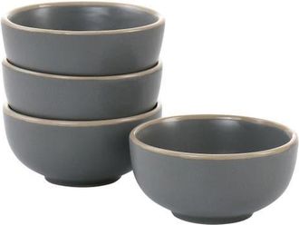 Gibson Home Rockaway 4 Piece 3.5in Fruit Bowl Set in Gray at Nordstrom