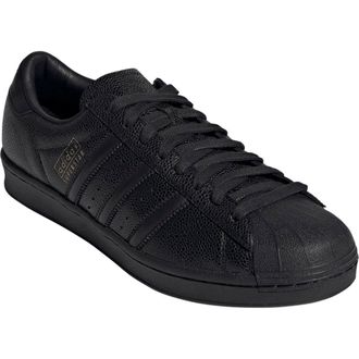 adidas Gender Inclusive Superstar Vintage Sneaker in Core Black/Core Black/Gold at Nordstrom, Size 12.5 Womens