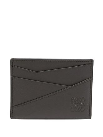 Loewe Portacarte Puzzle in pelle - Grigio