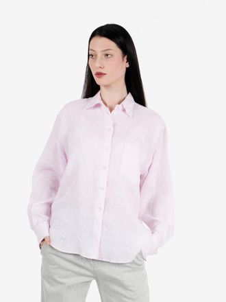 Xacus Camicia Dalia in lino over rosa