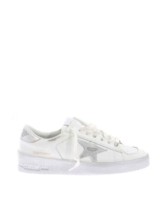 Golden Goose Stardan sneakers in white and silver