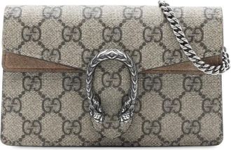 Gucci Borsa a tracolla Dionysus mini in tessuto GG Supreme 2016-2025 - Marrone
