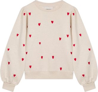 Fab By Fabienne Chapot Dina Sweater - Dames - Sweatshirts - Beige - XS - Katoen - Hoodies & sweatvesten