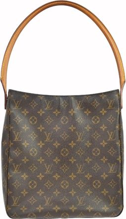 Louis Vuitton Looping Monogram Canvas Brown Canvas Handbag (Pre-Owned)