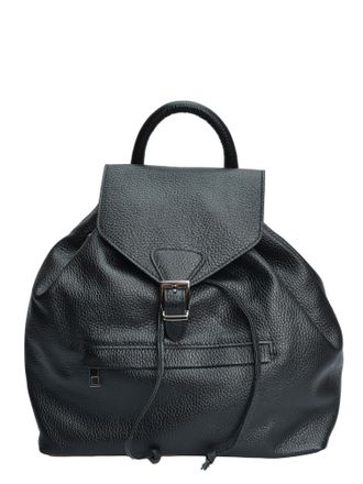 Isabella Rhea Zwart Rundleer Tas
