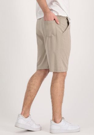 Alpha Industries Sweatshorts ALPHA INDUSTRIES Jersey Short, Herren, Gr. 3XL, N-Gr, beige (vintage sand), angeraute Sweatware, Obermaterial: 100% Baumwolle, bedruckt, s
