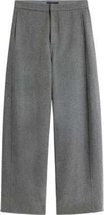 SOEUR Horatio Wide Broeken - Dames - Wijde Broeken - Grijs - XS - Katoen - Broeken
