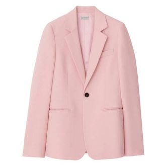 Burberry Single-Breasted Wool Blazer Jacket, Brand Size 6 ( US Size 4 )