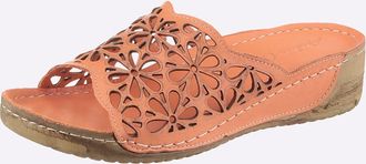 Andrea Conti Pantolette ANDREA CONTI, Damen, Gr. 36, lachs, Glattleder, Schuhe Pantolette