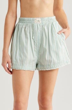 Free People Day to Day Boxer Shorts in Misty Combo at Nordstrom Rack, Size X-Small