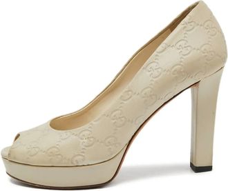 Gucci Pumps in pelle con tacco - Toni neutri