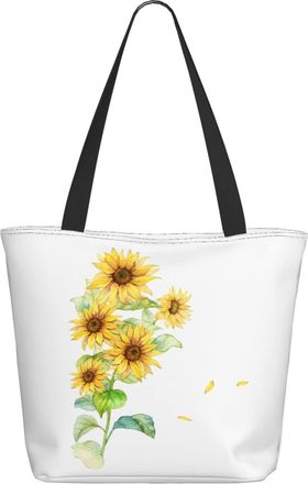 AOOEDM Color Painting Sunflower Ladies Shopping Bag 13x11x7in.The Perfect ValentineS Day Gift.It Is The Best ValentineS Day Gift For Mom, Daughter, Wife,Etc