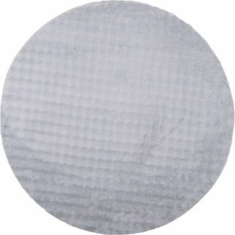 vidaXL Alfombras De &Aacute;rea Redondo Sirolo Gris &Oslash; 120 Cm Poli&eacute;ster Vidaxl