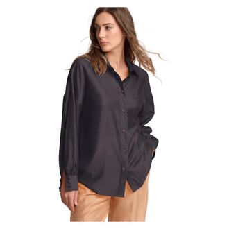 Kocca Shirts, female, Black, Size: XL All occasion long sleeved blouse