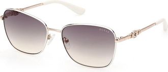 Guess GU7884 21P Womens Sunglasses White Size 57