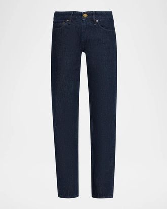 Rag & Bone Harlow Low-Rise Straight-Leg Jeans