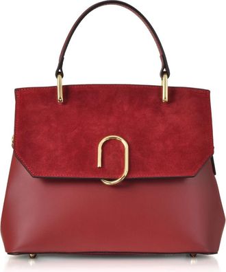 Le Parmentier Handbags - Dames - Handtassen - Rood - ONE Size - Leer - Tassen