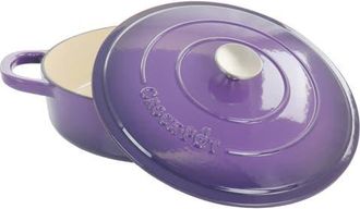 Crock-pot 2 Piece 5 Quart Enameled Cast Iron Braiser with Lid in Purple at Nordstrom