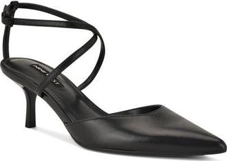 Nine West Idorna Ankle Strap Pump in Black at Nordstrom, Size 8.5