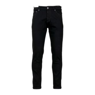 Pantaloni Torino Slim-fit Jeans, male, Black, Size: W36 Stretch Denim Tapered Fit Jeans