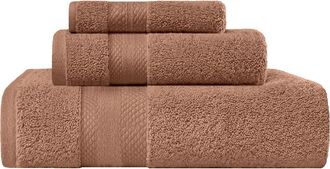 Superior Aria 3-Piece Turkish Cotton Towel Set in Taupe at Nordstrom Rack, Size 3 Piece Set