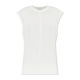 Ami Sleeveless Tops, female, White, Size: XS Sleeveless Top