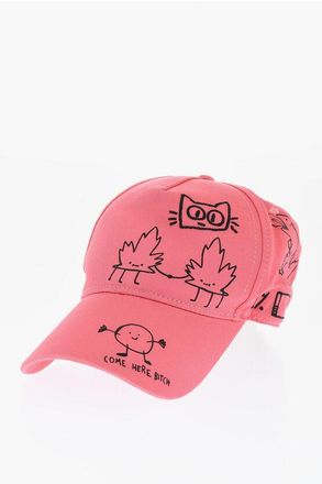 Dsquared2 Gabardine Cotton Cap With Embroidery size Unica