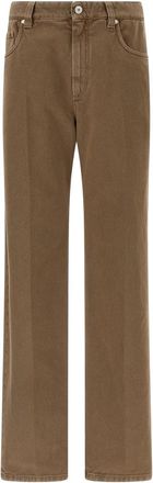 Brunello Cucinelli Garment-dyed Five-pockets Jeans