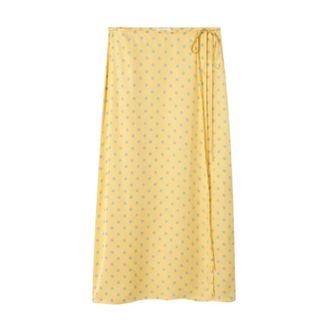American Vintage American Vintage, Midi Skirts, female, Yellow, Size: S Bovalow Skirt