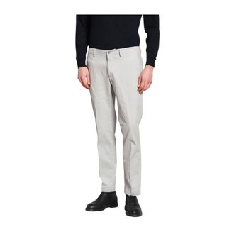 Mason's Heren, Broeken, Grijs, Maat: 2XL Gabardine