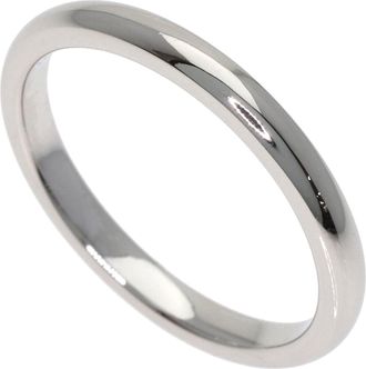Van Cleef & Arpels Platinum Platinum 950 Band Ring (Pre-Owned)