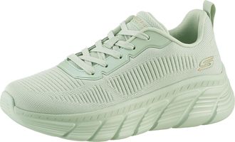 Skechers Sneaker SKECHERS BOBS B FLEX HI-FLYING HI, Damen, Gr. 35, gr&uuml;n (mintgr&uuml;n, sage), Textil, Schuhe Sneaker, Trainingsschuh, Schn&uuml;rschuh, Freizeitschuh in