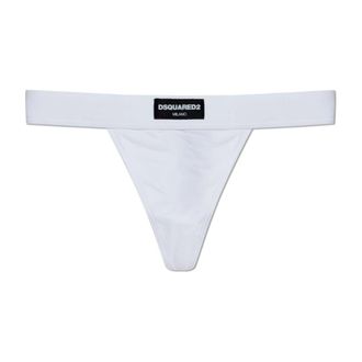 Dsquared2 Bottoms, female, White, Size: 2XL Heritage Thong