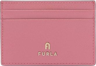Furla Camelia Leather Card Case
