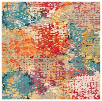 Safavieh Alfombra marfil/multicolor 152 x 152 cm