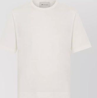 Ami cotton short-sleeve crew-neck t-shirt