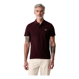 Lacoste Regular Fit Katoenen Blend Polo - Heren - Tops - Paars - Maat: L Katoen