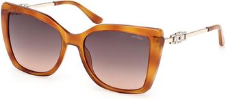 Guess GU00266 53F Womens Sunglasses Tortoiseshell Size 56